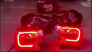 LED Plastic HELIX SCORPIO N FOG LIGHTS DRL foglamp scropiocar drlovers carlights [upl. by Azial]