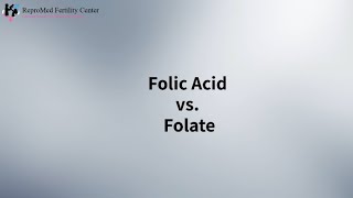 Folic Acid vs Folate [upl. by Telford]