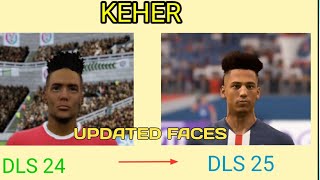 DLS 25  20 FACES VS UPDATED FACES COMPRASION [upl. by Ainuj]