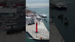 📍Farol cacilhas travel drone viralshort fyp curiosidades [upl. by Arriet]