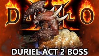 Diablo 2 Resurrected DURIEL ACT 2 BOSS Necromancer Playthrough Part 4 [upl. by Allegra]