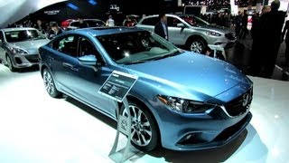 2014 Mazda 6 SkyActiv Exterior and Interior Walkaround  2012 Los Angeles Auto Show [upl. by Roseanna]