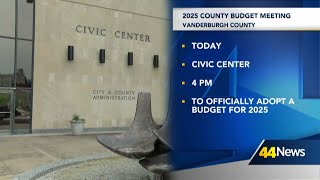 2025 County Budget Meeting happening in Vanderburgh County [upl. by Aihselat]