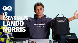 Lando Norris 10 objetos sin los que no puede vivir  10 Esenciales  GQ España [upl. by Briscoe]