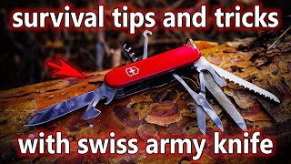 Survival Secrets and Tips with a Swiss Army Knife [upl. by Nero]