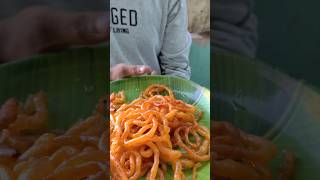 INSTANT JILEBI MAKING 🍯food sweet india indiansnacks ipl trendingviral subscribemusic [upl. by Eiralam]