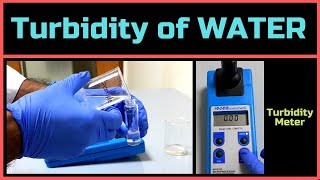 Determination of Turbidity of Water Sample  A Complete Procedure  Turbidity Meter  HI93703 [upl. by Crofoot]