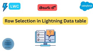 2 Row Selection in Lightning Data table  LWC  Salesforce In Telugu [upl. by Caldera]