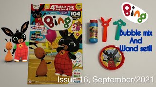 Bing magazine with bubbles set and 2 wands 🔵⚪️⚪️ [upl. by Oniram]