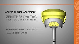 GeoMax Zenith35 TAG  Tilt amp Go GNSS Receiver [upl. by Hazlip78]