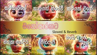 Sinhala slow Song Collection 🥺❤️ Manoparakata Sindu Slowed  Reverb slowedandreverb songs [upl. by Robma]