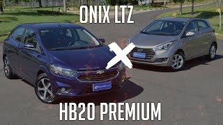 Comparativo Onix LTZ x HB20 Premium [upl. by Akilam718]