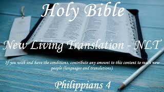 English Audio Bible  Philippians 4  New Living Translation NLT [upl. by Still]