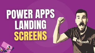 Canvas Power Apps  Create A Landing Screen [upl. by Lafleur]