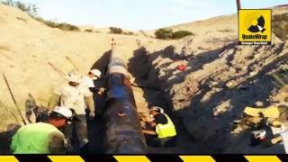 External Repair of Steel Pipes in Mines using CFRP [upl. by Rosco563]