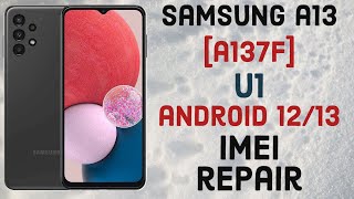 Samsung A13 A137F U1 Android 1213 Imei Repair with Z3x Box [upl. by Middendorf129]