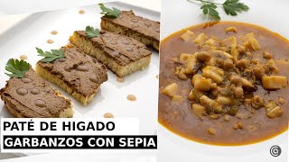 PATÉ de hígado  GARBANZOS con sepia  Cocina Abierta de Karlos Arguiñano [upl. by Lednew313]