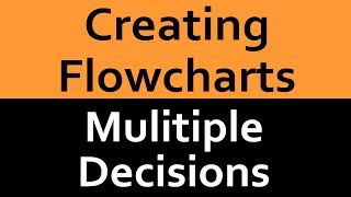 Flowchart Example  ComplexMultiple Decisions [upl. by Georgie]