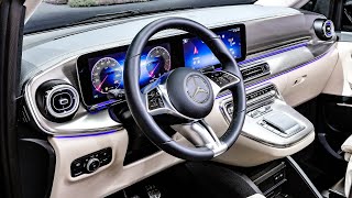 AllNew 2024 Mercedes Benz Vclass  Best Luxury Van Interior Color Options [upl. by Hebrew]