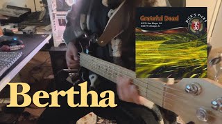 Bertha 8771 Grateful Dead BASS COVER [upl. by Alderson]