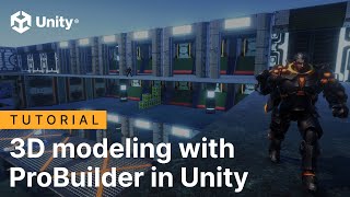 3D modeling with ProBuilder in Unity  Tutorial [upl. by Yromas]