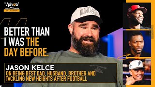 Jason Kelce describes new NFL role thoughts on KC 3peat life under microscope amp Kylie The Pivot [upl. by Orimlede]