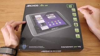 Archos 80 G9 8Gb  Unboxing amp Overview ENGLISH [upl. by Seibold]