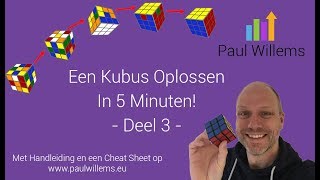 👍 Rubiks Kubus Oplossen in 5 Minuten Deel 3 van 7 👍 De Beste Rubiks KubusHandleiding Online 👍 [upl. by Nivla914]