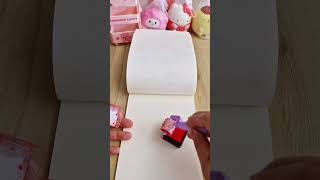 Stempel Roll Sanrio cinnamoroll hellokitty kuromi mymelody sanrio diy sticker craft stamp [upl. by Felton]