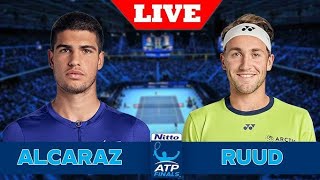 Alcaraz vs Ruud NITTO ATP Finals Torino 11112024 [upl. by Remot]