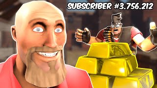 Giving Free Australium to a Random Subscriber SFM [upl. by Anirda181]