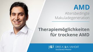 Altersbedingte Makuladegeneration welche Therapiemöglichkeiten gibt es für die trockene AMD [upl. by Rolyat]