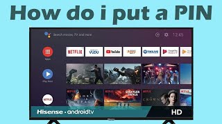 How do i put a Hisense Smart TV PIN code Hisense TV UK [upl. by Roi]