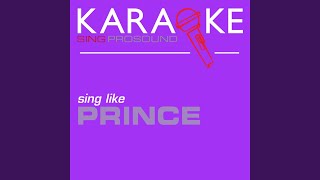 U Got the Look In the Style of Prince Karaoke with Background Vocal [upl. by Amolap]