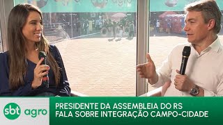 Vilmar Zanchin presidente da Assembleia do RS fala sobre integração campocidade  SBT Agro [upl. by Sadella]