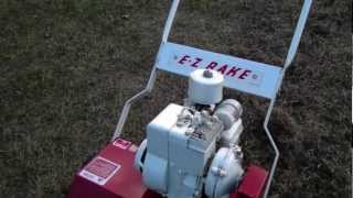 EZ Rake Model 48 Lawn Dethatcher Demo Briggs amp Stratton 3HP [upl. by Ettenay182]