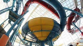 Big Splash Adventure Overview and Water Slide POVs French Lick Indiana [upl. by Llenyt578]