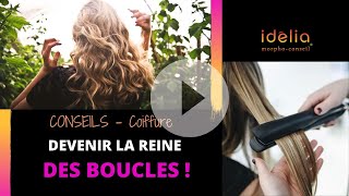 comment faire des boucles avec un lisseur [upl. by Nabala]