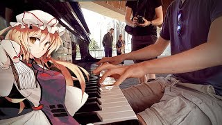 Touhou 7  Necrofantasia  Public Piano Ghent Belgium [upl. by Adnahsed]