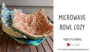 Microwave bowl cozy  video tutorial [upl. by Gaston542]