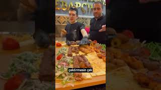 Trabzonda Kebapçı Hatay Sofrasından KEBAP TABAĞI 💯👌 reklam [upl. by Kylah]