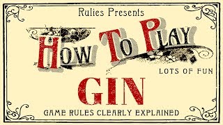 How to play GIN Rummy two players [upl. by Ahsillek]