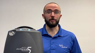 Caire SeQual Eclipse 5 Portable Oxygen Concentrator Overview [upl. by Orville353]