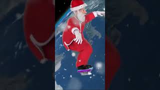 🎅 Santa flying HOHOHOHOHO 🎄Shorts  Solar System  Singing Planets  Nursery Rhymes Song [upl. by Burta517]