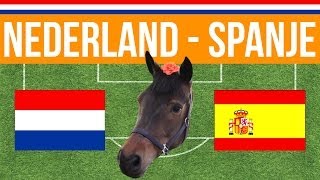 Paard voorspelt WK  Nederland Spanje  PaardenpraatTV [upl. by Nirro30]