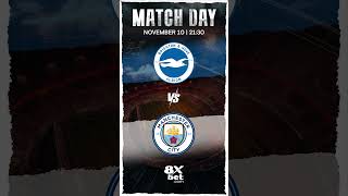 Premier League  Scores  Brighton vs Man City  Gtech Community Stadium  8Xbet [upl. by Atinuj]