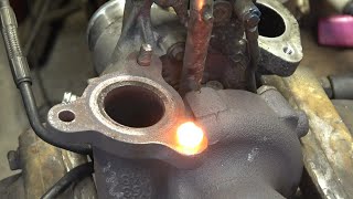 SNNC 561 P1 Detail Plasma Cutting  Broken Turbo Stud Extraction [upl. by Lexerd]