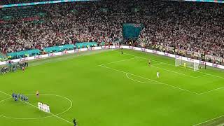 DONNARUMMA SAVES SAKAS PENALTY TO WIN EURO 2020 FOR ITALY OVER ENGLAND  LIVE AT WEMBLEY STADIUM [upl. by Ninette]