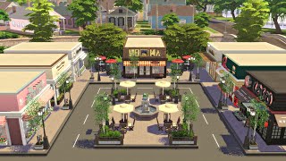 CENTRO GASTRONÔMICO COM 7 MINI EMPREENDIMENTOS  THE SIMS 4  CHEF EM CASA   Construção [upl. by Yrelbmik220]