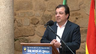 Fernández Vara anima a dar quotdifusiónquot a la cultura del queso [upl. by Ylluz]